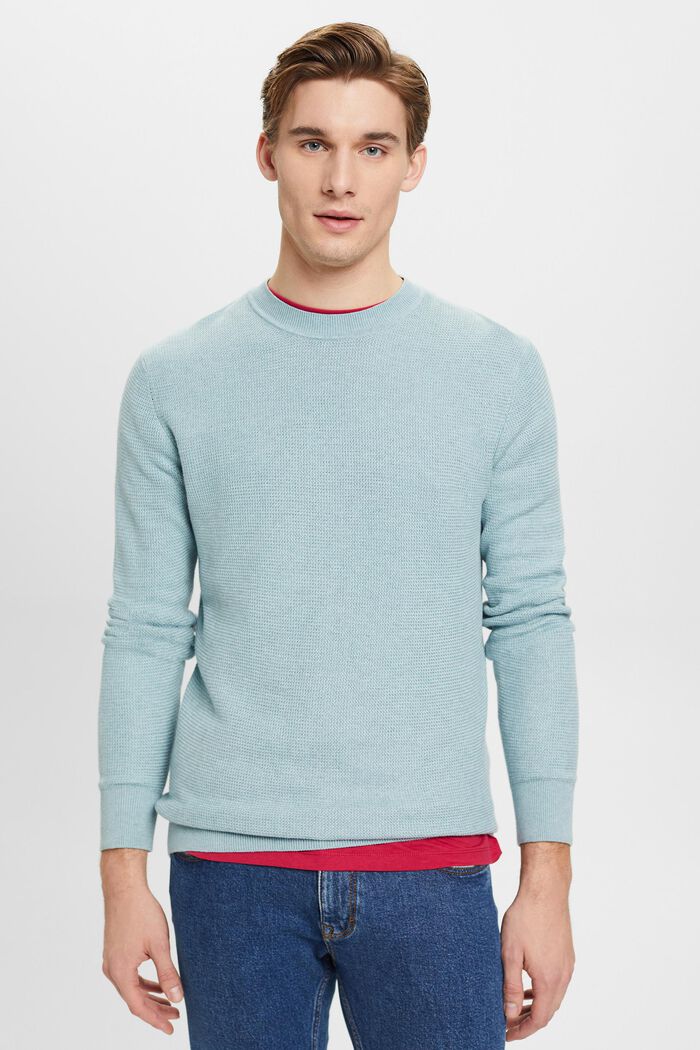 Knitted jumper, GREY BLUE, detail image number 0