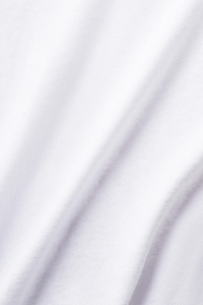 Cotton-Linen T-Shirt, WHITE, detail image number 5