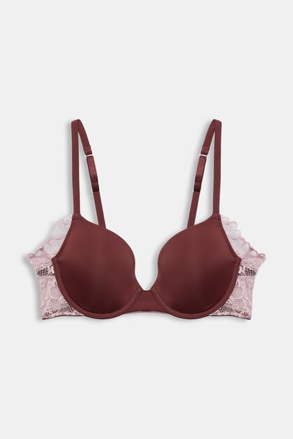Ohrwurm Women Lace Push Up Bra Soft Underwire Padded Add Cups Lift Up  Everyday Bra : : Clothing, Shoes & Accessories