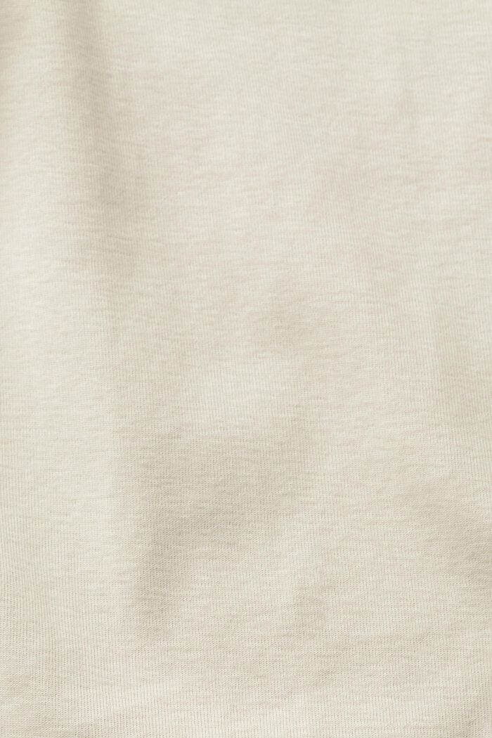 Cotton t-shirt, LIGHT TAUPE, detail image number 5