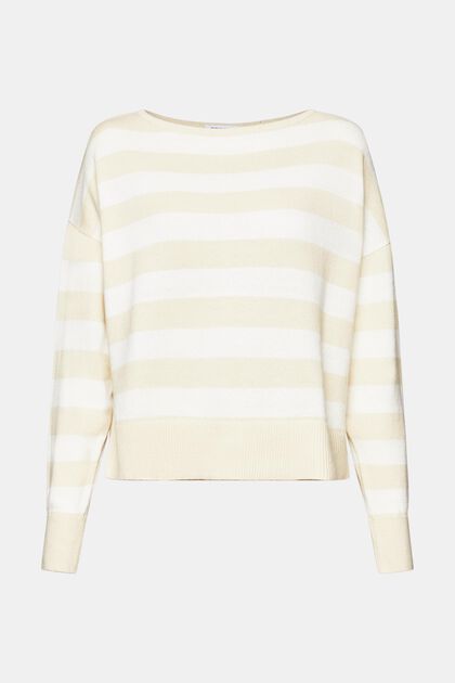 Linen Blend Striped Sweater
