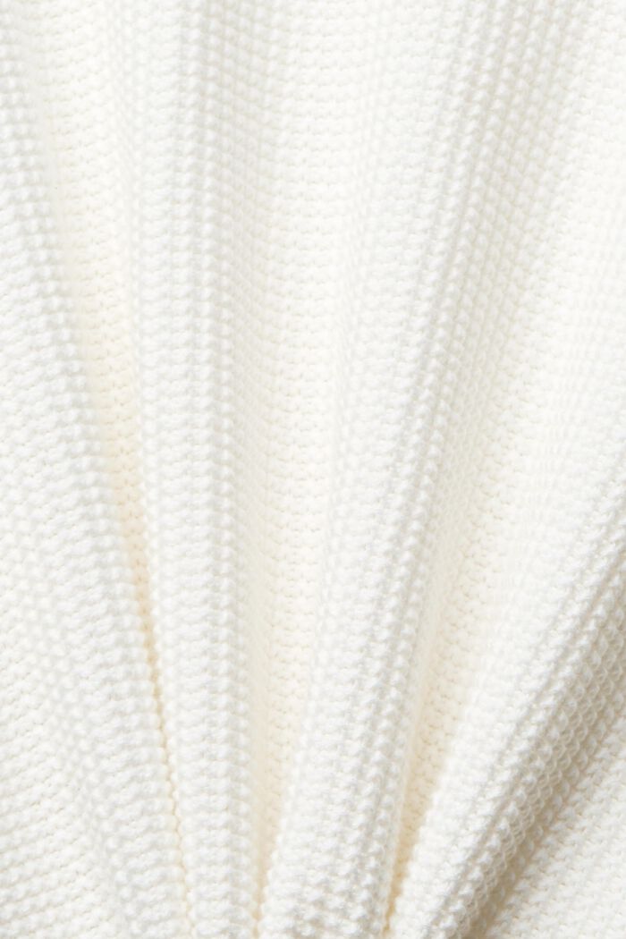 Pure cotton jumper, OFF WHITE, detail image number 1