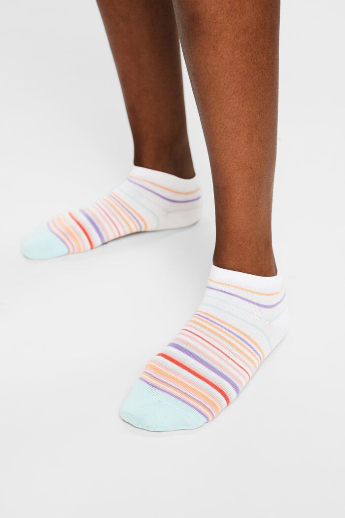 2-Pack Organic Cotton Socks, NEW WHITE, detail image number 1