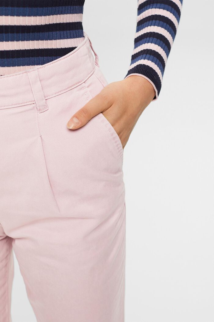 Mid-Rise Cotton-Blend Chinos, OLD PINK, detail image number 2