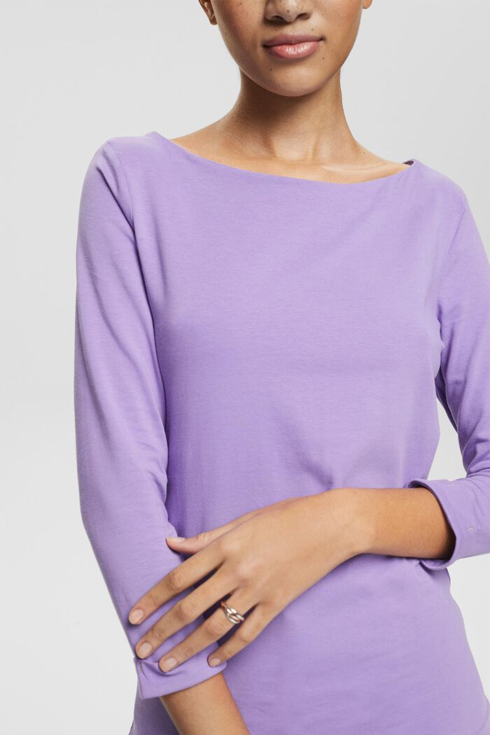 Top with 3/4-length sleeves, LILAC, detail image number 0