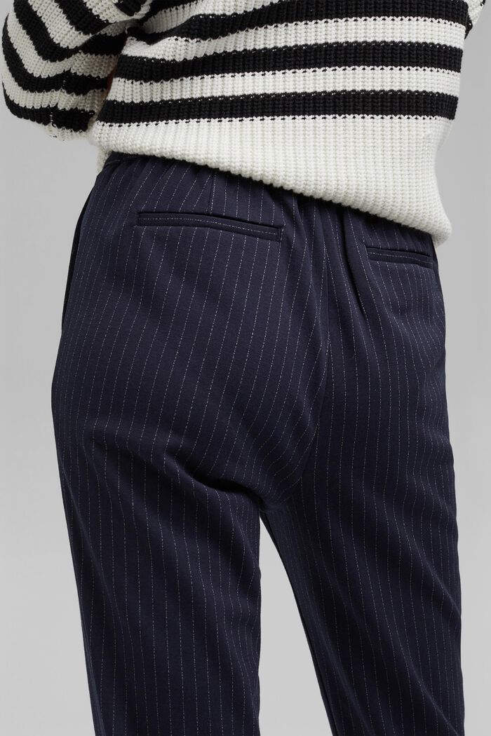 PINSTRIPE Mix + Match tracksuit bottoms, NAVY, detail image number 5