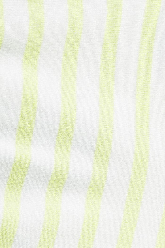 Striped Cropped Sweater Tank Top, BRIGHT YELLOW, detail image number 5