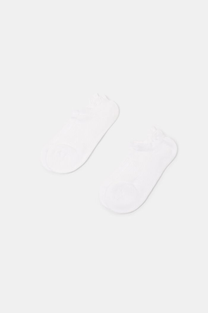 2-pack of sneaker socks, WHITE, detail image number 0