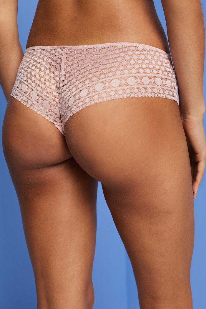 Lace Hipster Briefs, OLD PINK, detail image number 3