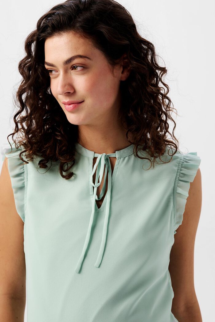 Occasion set: blouse and mini skirt, PALE MINT, detail image number 2