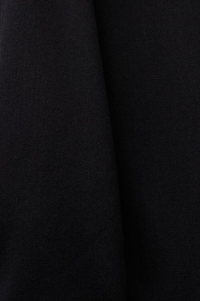 Bermuda shorts with waist pleats, BLACK, detail image number 0