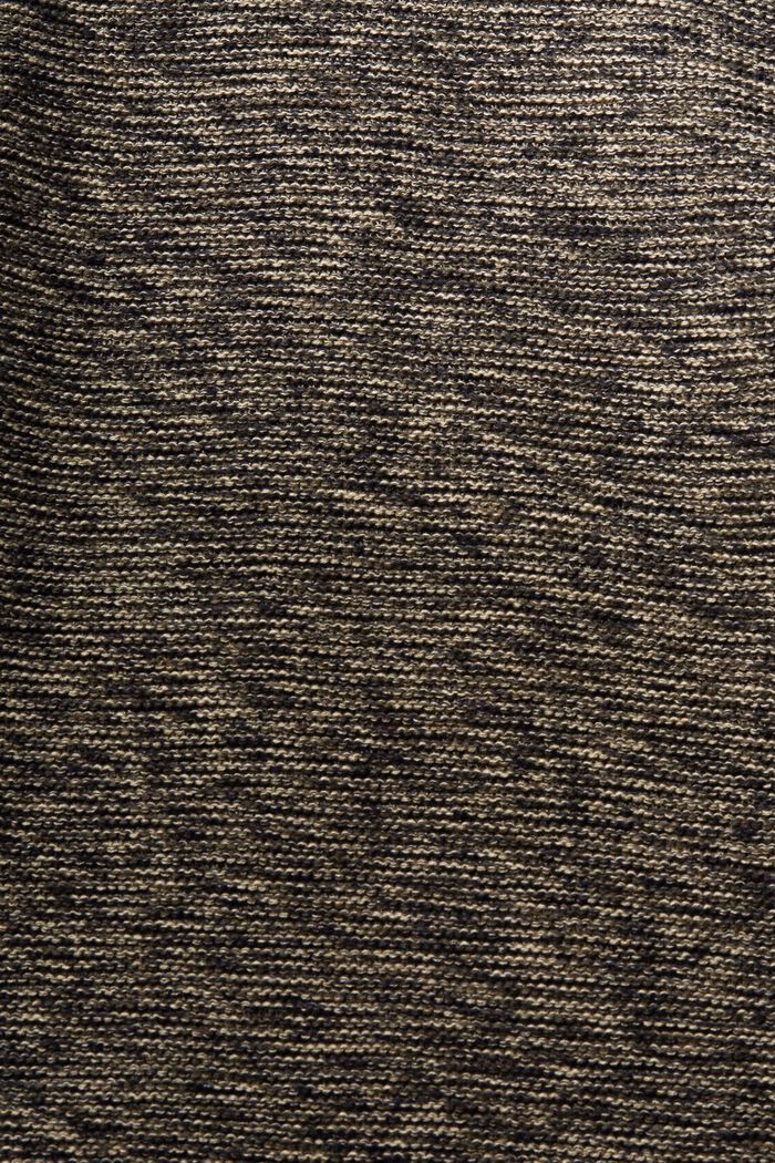 Mottled knitted sweater, DARK KHAKI, detail image number 1