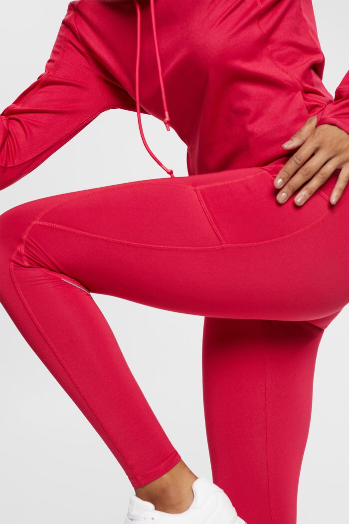 Leggings with pockets, CHERRY RED, detail image number 0