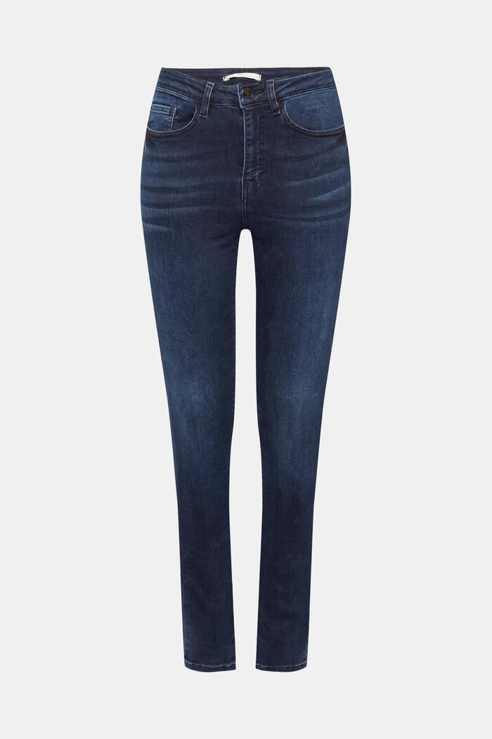 High-rise skinny stretch jeans