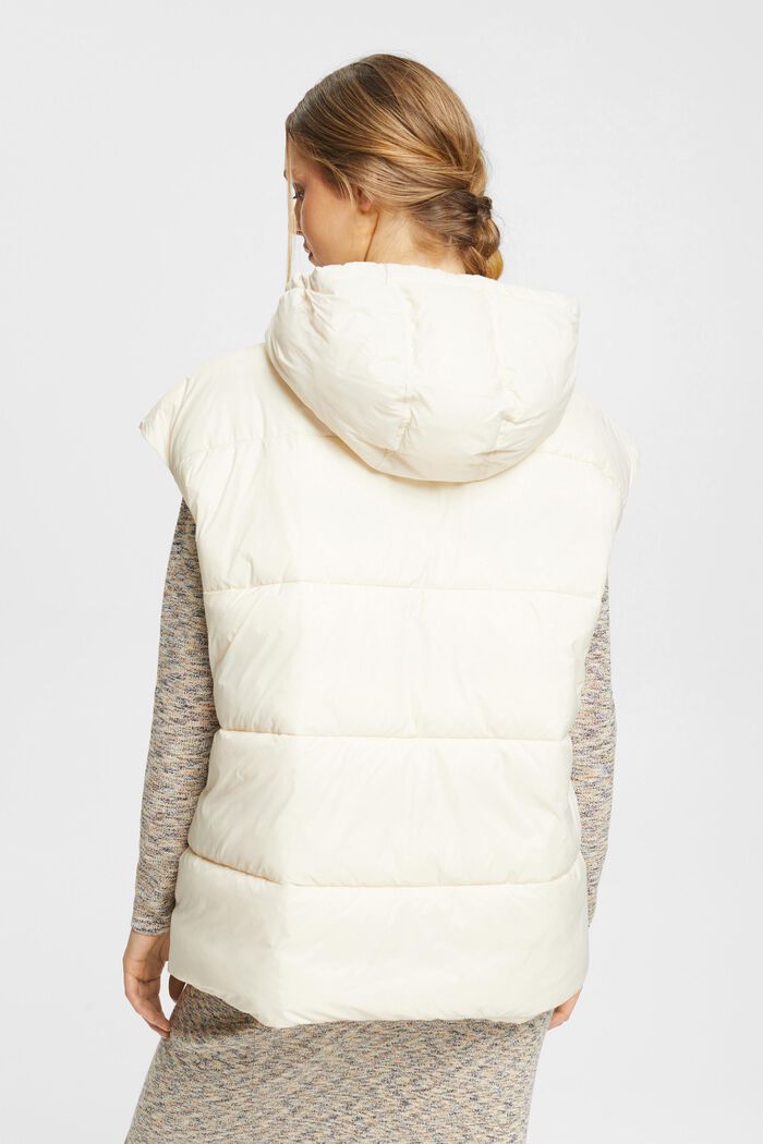 Oversized quilted vest, ICE, detail image number 3