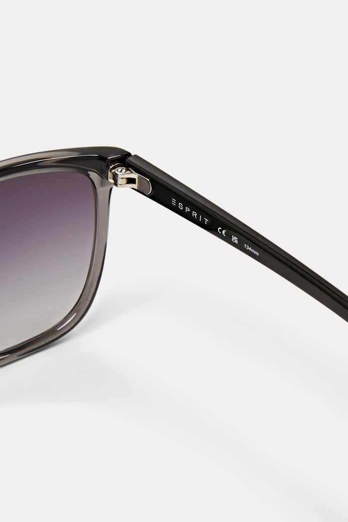 Sunglasses with semi-transparent frames, GREY, detail image number 3