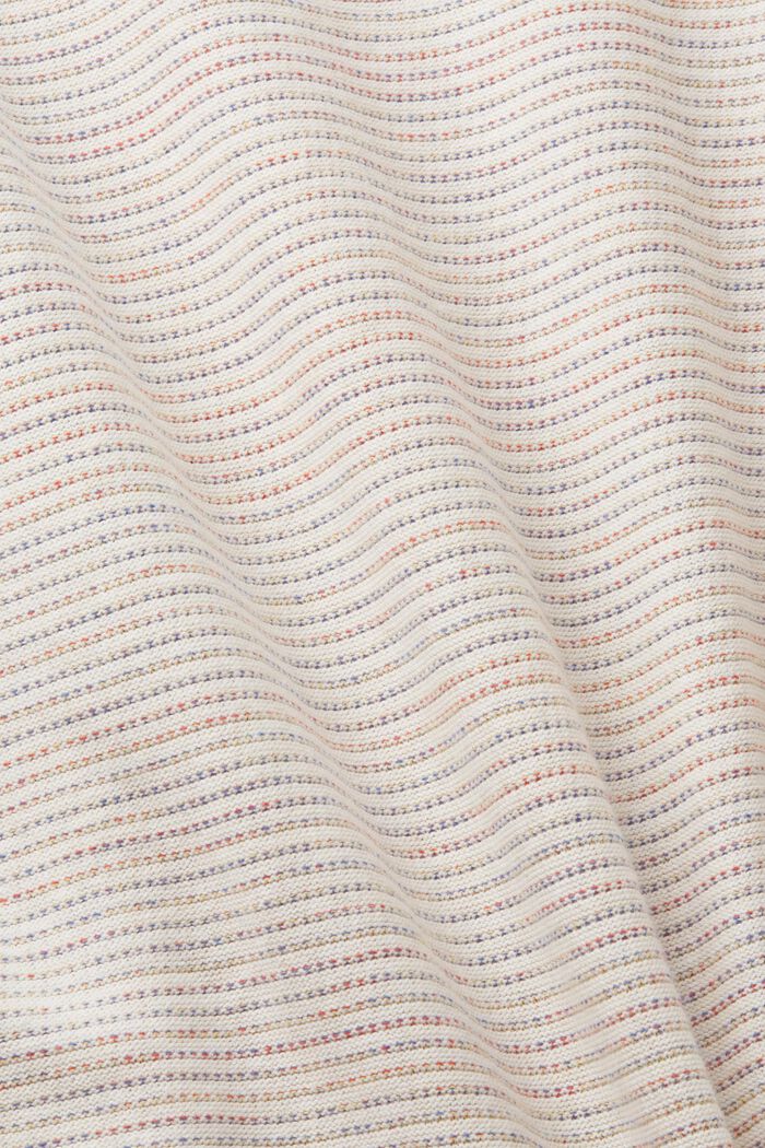 Colourful striped jumper of organic cotton, OFF WHITE, detail image number 5