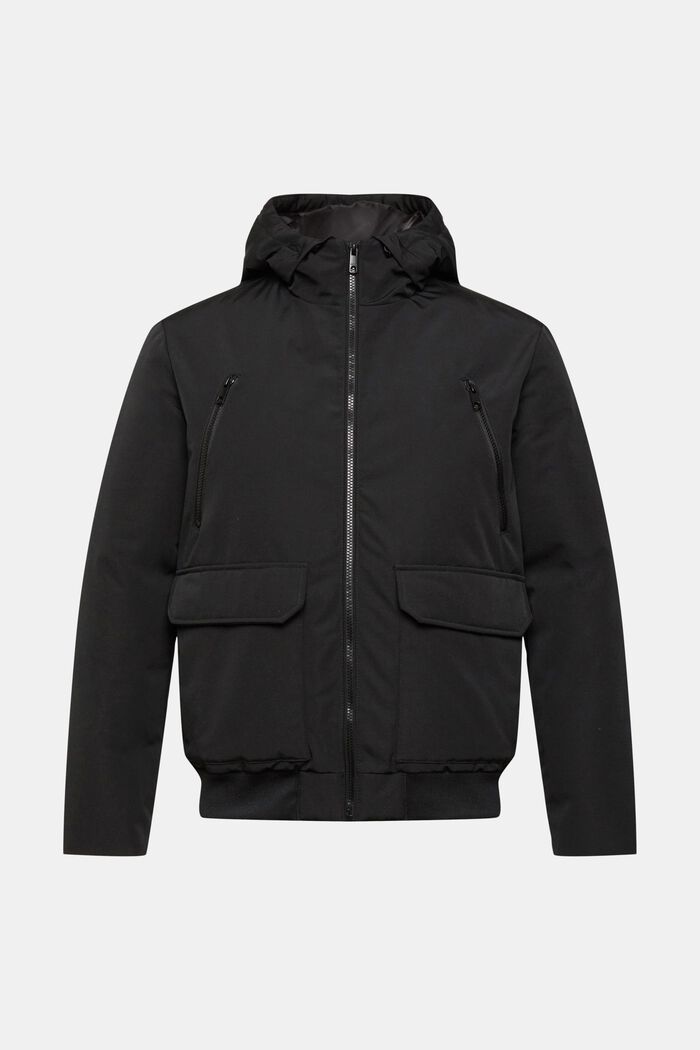 Hooded jacket, BLACK, detail image number 2