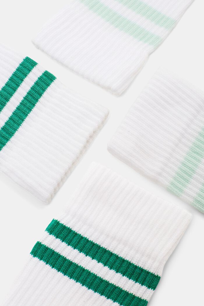 2-Pack Tennis Striped Socks, NEW OFF WHITE, detail image number 1