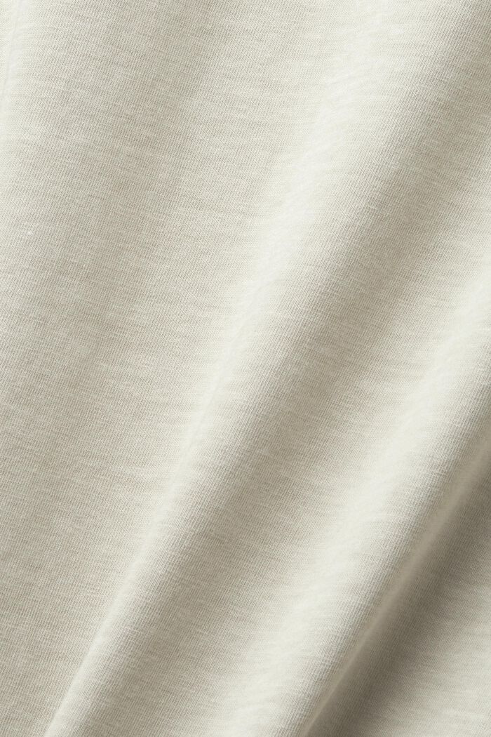 Blended cotton t-shirt, DUSTY GREEN, detail image number 6