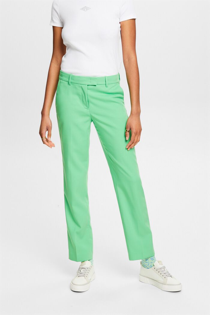 Low-Rise Straight Pants, CITRUS GREEN, detail image number 0