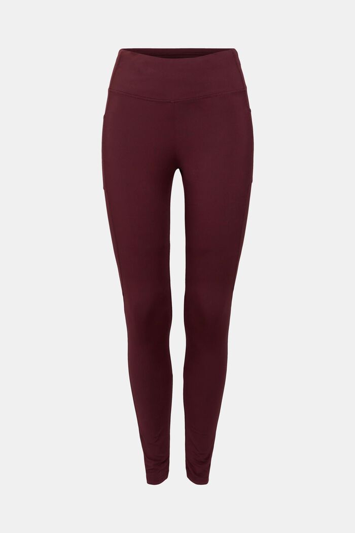Leggings with pockets, BORDEAUX RED, detail image number 2