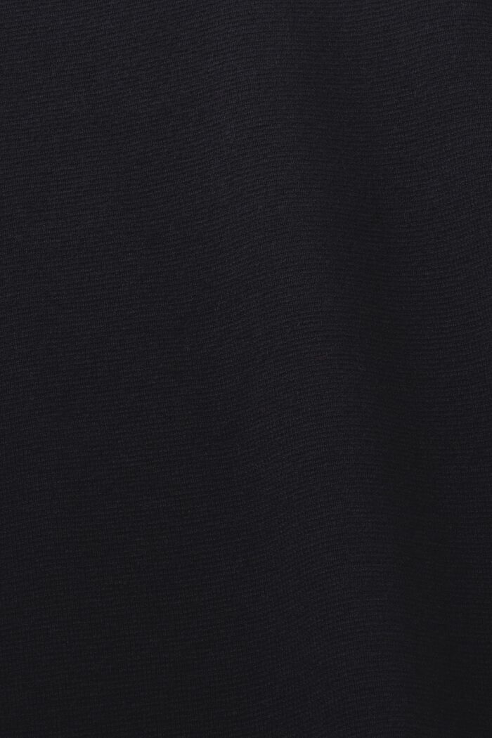 Basic V-neck jumper, wool blend, BLACK, detail image number 5