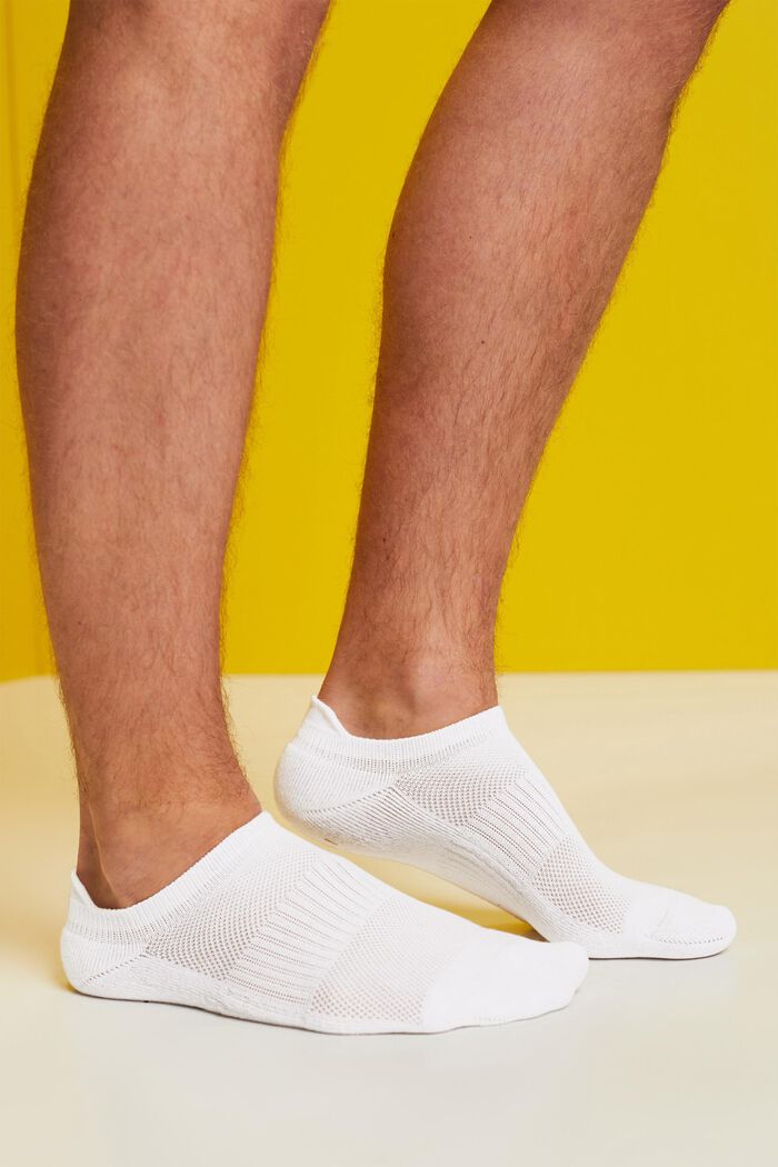 2-pack of sneaker socks, WHITE, detail image number 1