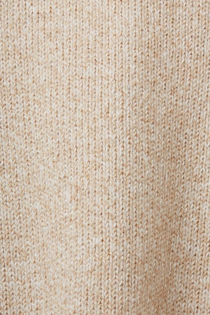 Crewneck jumper, wool blend, SAND, detail image number 5