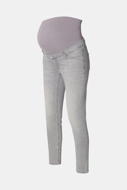 Skinny fit jeans with over-the-bump waistband
