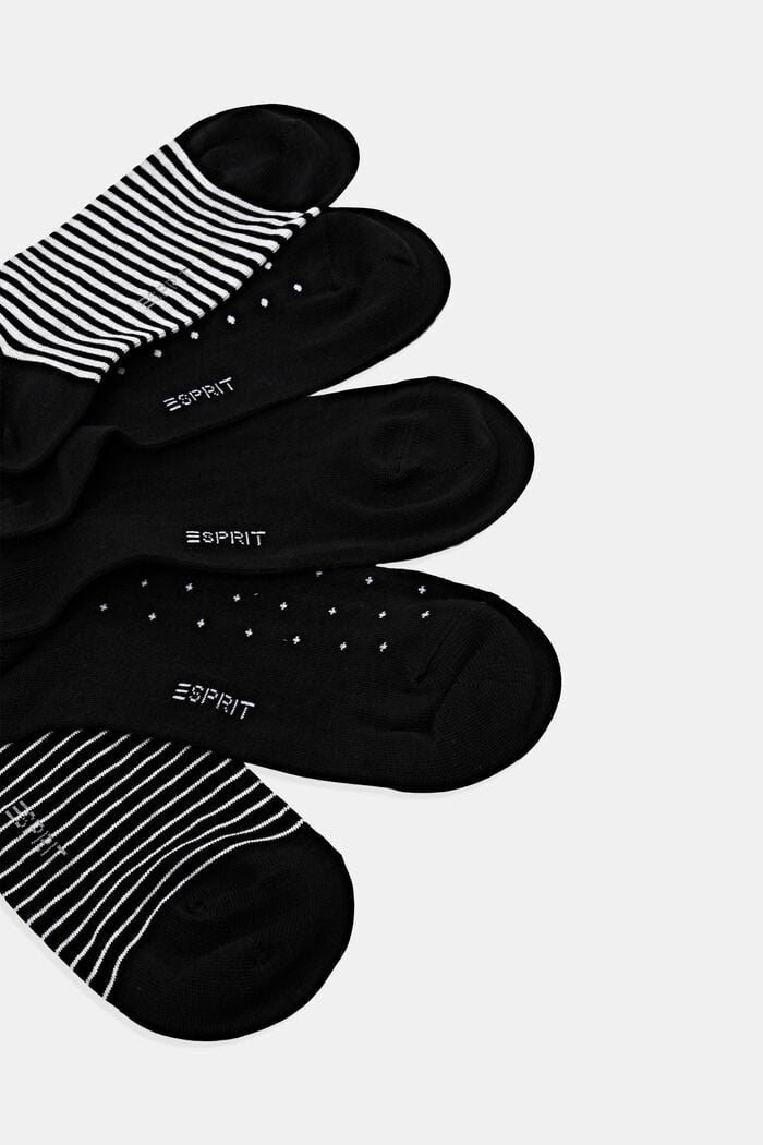 ESPRIT - 5-pack of trainer socks, organic cotton at our online shop