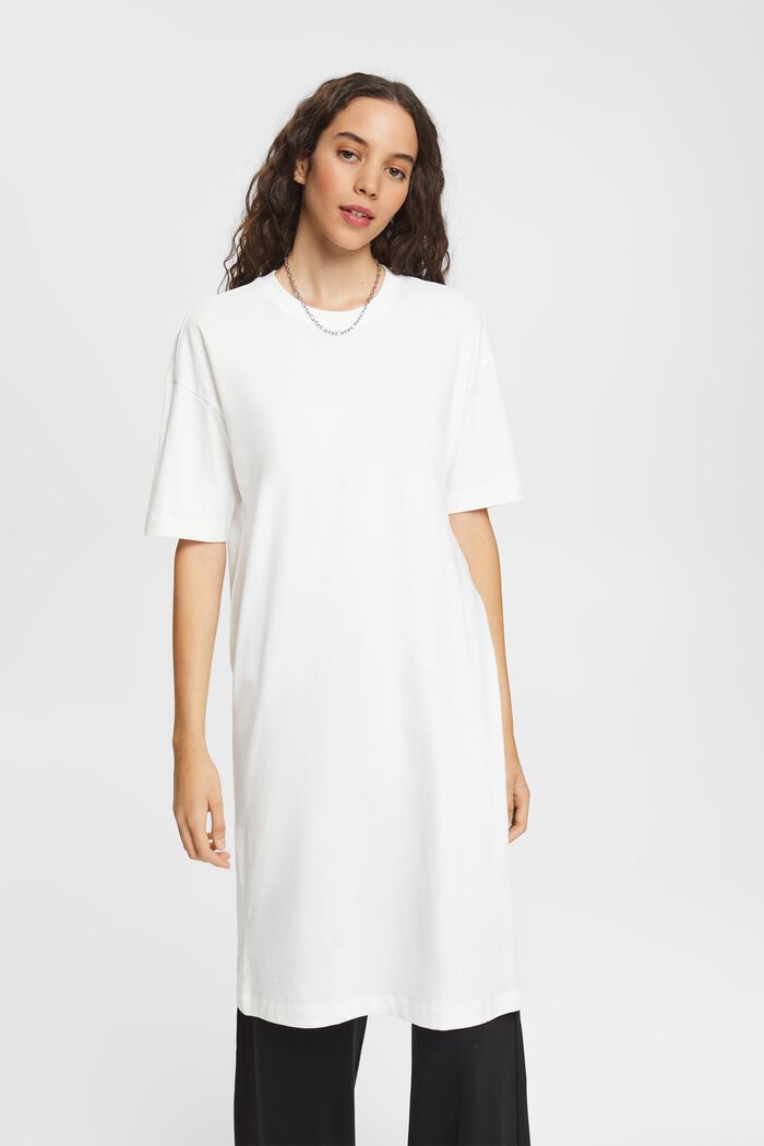 Long t-shirt with side slit