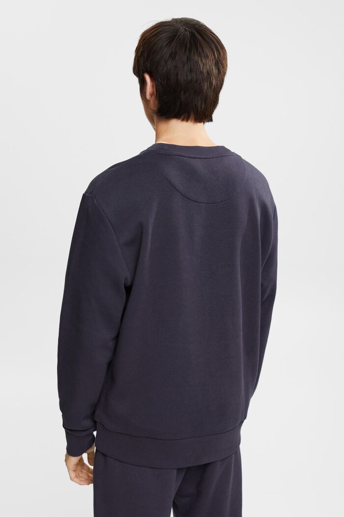 Recycled: plain-coloured sweatshirt, NAVY, detail image number 3
