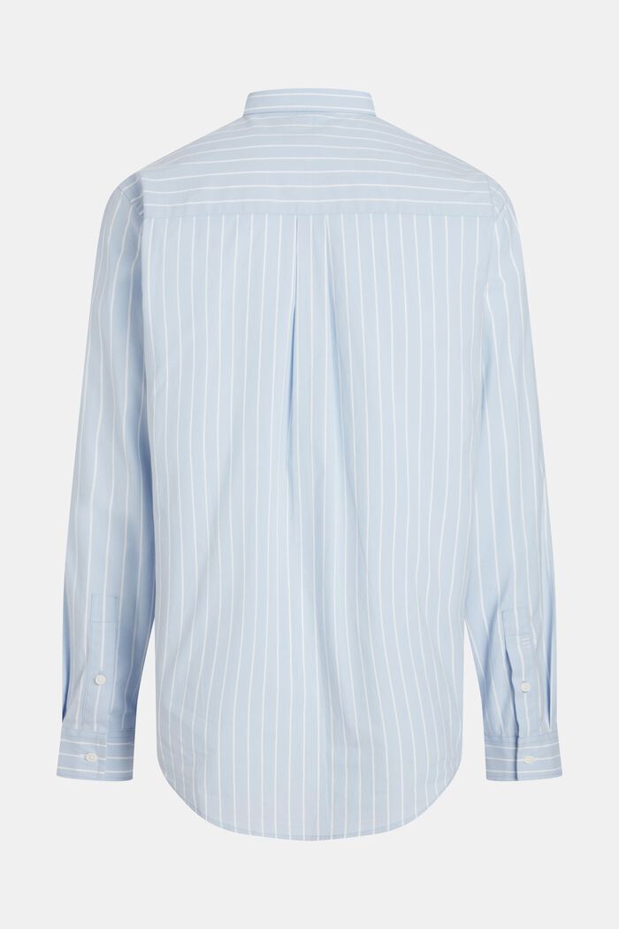 Relaxed fit striped poplin shirt, WHITE, detail image number 4