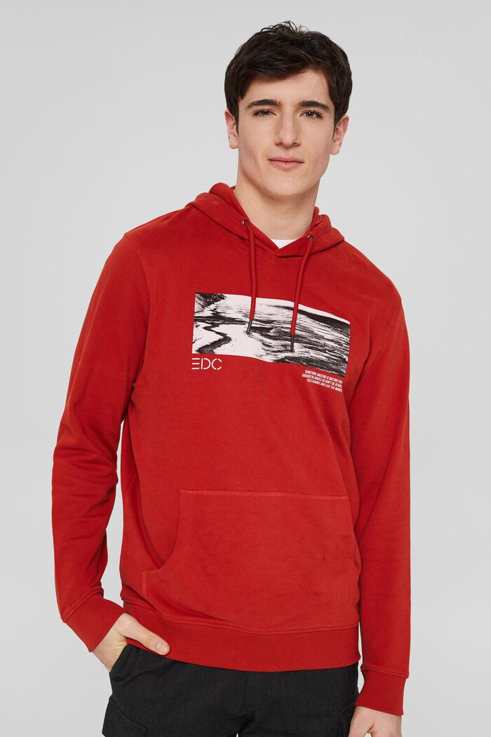 Sweatshirt hoodie with a print