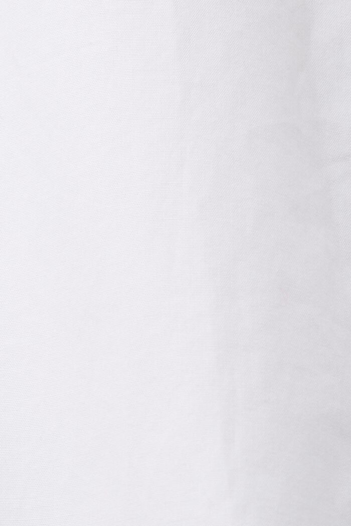 Shirt blouse in 100% cotton, WHITE, detail image number 6