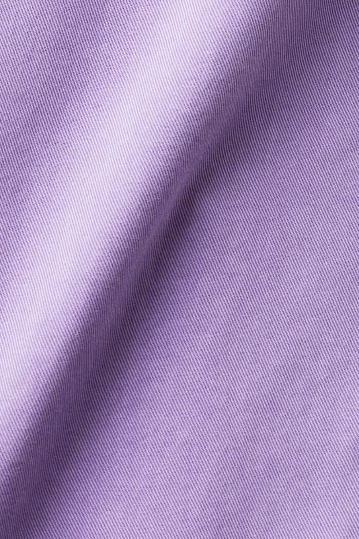 High-rise sporty twill trousers, PURPLE, detail image number 5
