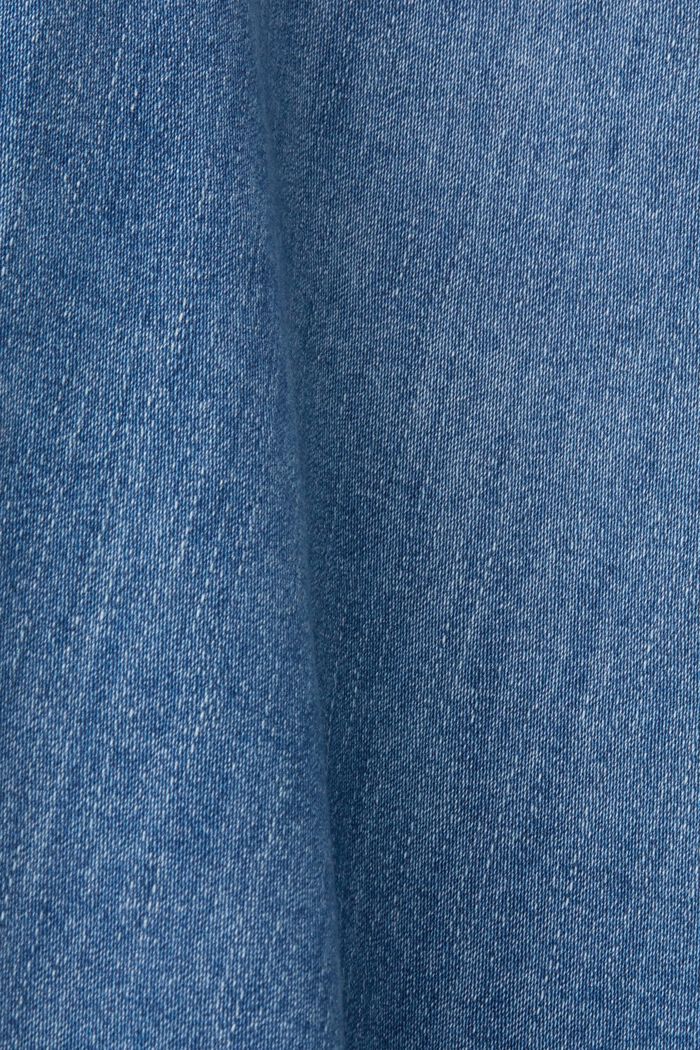 Sustainable cotton skinny jeans, BLUE MEDIUM WASHED, detail image number 6