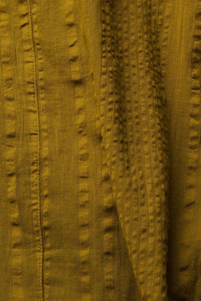 Blouse with flounce sleeves, OLIVE, detail image number 1