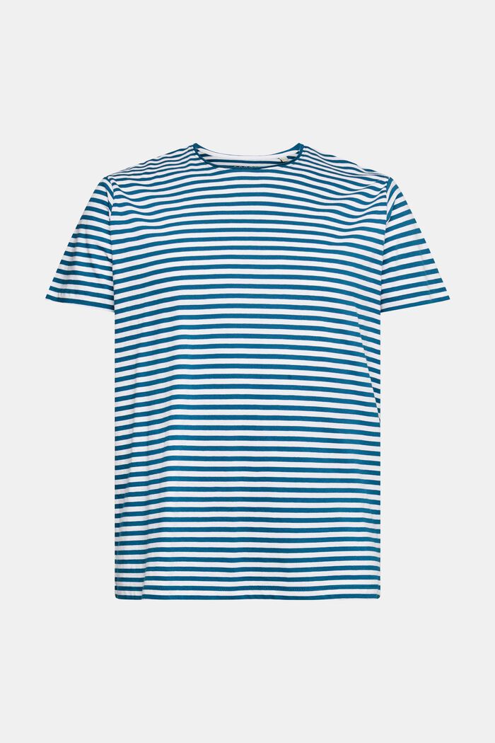 Striped jersey t-shirt, PETROL BLUE, detail image number 5