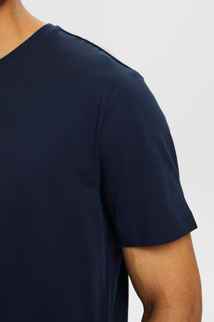 Short-Sleeve Crewneck T-Shirt, NAVY, detail image number 3