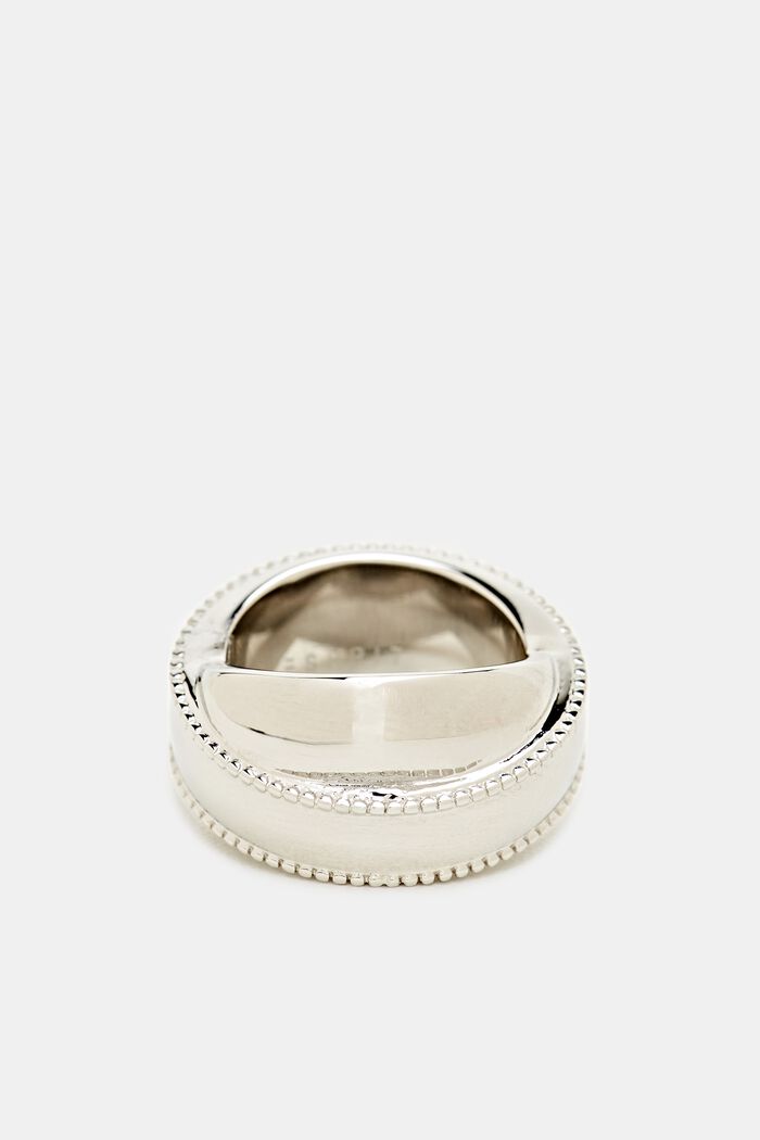 Stainless steel statement ring