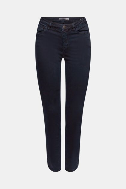 Mid-rise skinny jeans, NAVY, overview