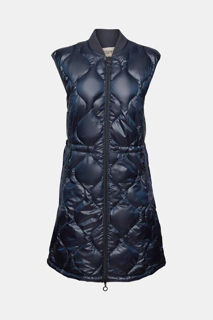 Longline quilted bodywarmer
