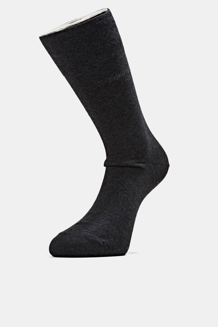 ESPRIT - Double pack of socks with soft cuffs, blended organic cotton at  our online shop
