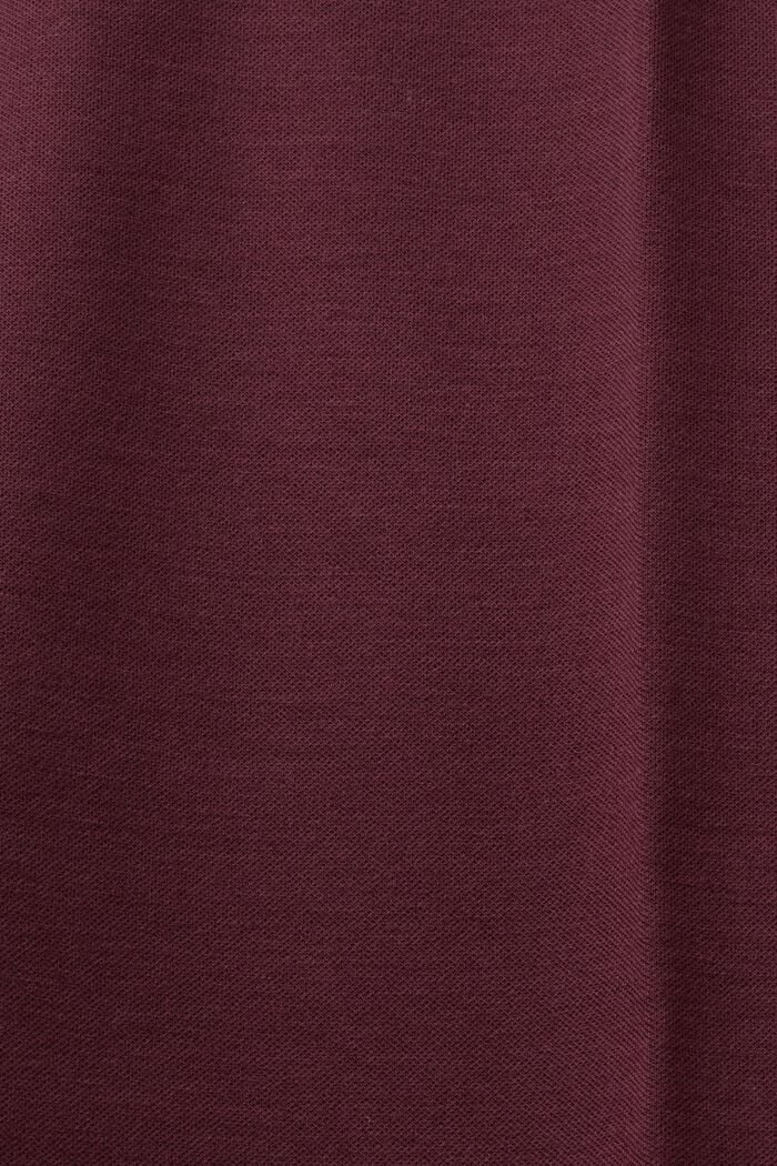 SPORTY PUNTO mix & match tapered trousers, AUBERGINE, detail image number 5