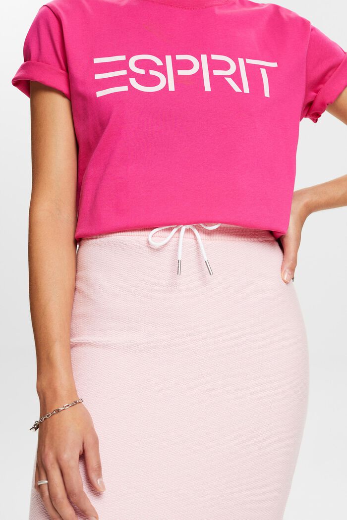 Midi Sweat Skirt, LIGHT PINK, detail image number 3