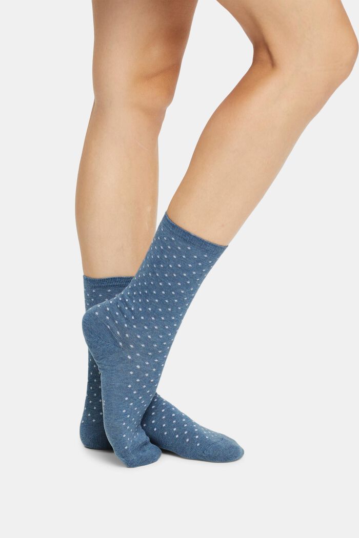 2-pack of polka dot socks, LIGHT DENIM, detail image number 2