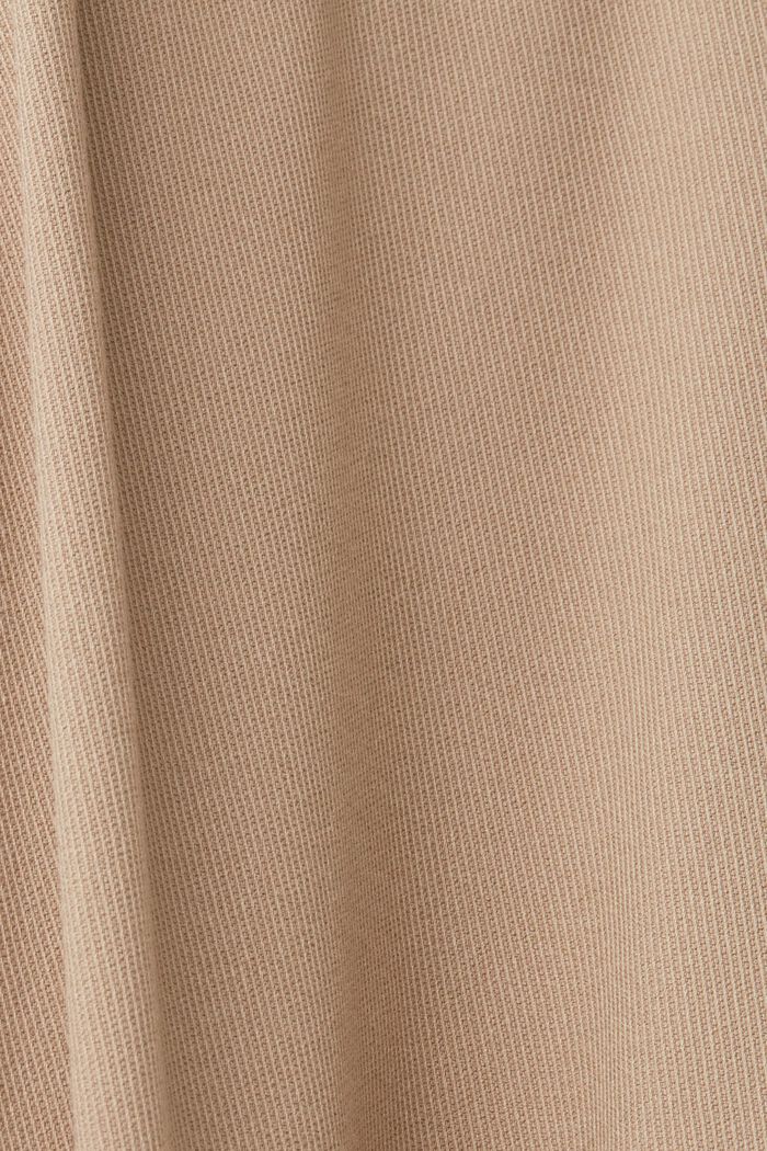 Cropped twill trousers, TAUPE, detail image number 6