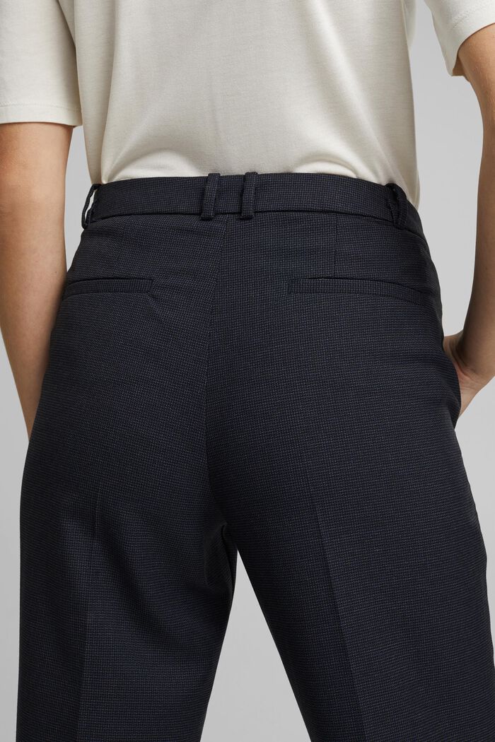 STRUCTURE mix + match trousers, NAVY, detail image number 2